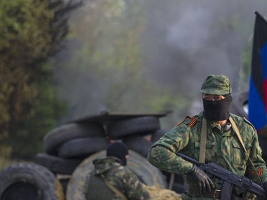 Спикер СНБО: В Славянске боевики подавили протест местных жителей