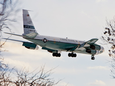 Американский самолет проведет наблюдательный полет над территорией РФ и Беларуси