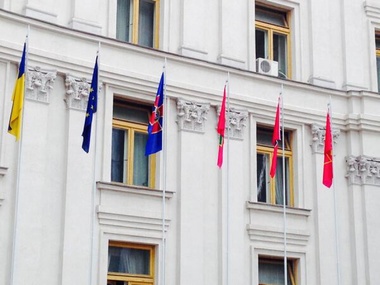 Климкин: Перед МИД вывесили флаги силовых ведомств