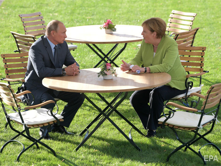 ﻿Переговори Путіна і Меркель тривали три години