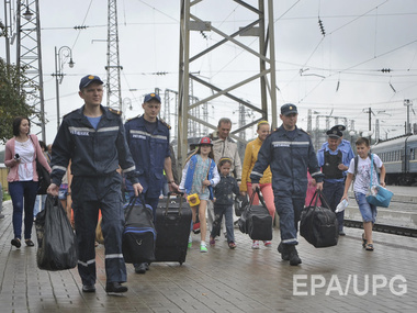 Госслужба по ЧС: Количество переселенцев с востока Украины достигло почти 40 тысяч