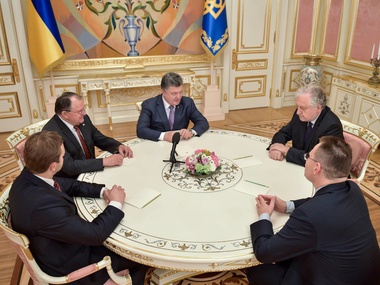 Порошенко встретился с главами конституционных судов Украины, Польши, Литвы и Латвии