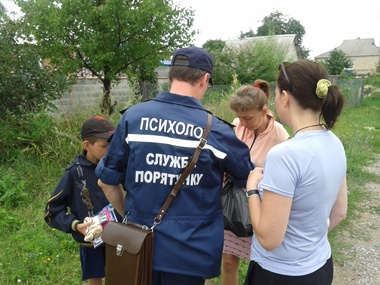 Психологи ГСЧС Украины оказали помощь 578 жителям Славянска