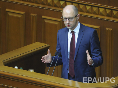 Верховная Рада рассмотрит вопрос об отставке Яценюка 31 июля