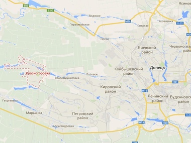 Город Красногоровка на карте