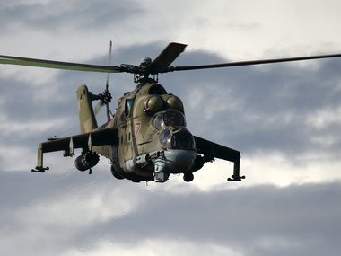 СНБО: В субботу в воздушном пространстве Украины летали российские вертолеты Ми-24