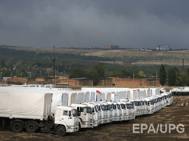 СМИ: Гуманитарный конвой будет ехать без остановок, в кабинах оставят только по одному водителю
