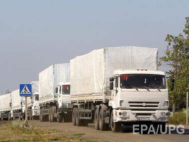 Пресс-центр АТО: Российский "гуманитарный конвой" грабит стратегические заводы Украины