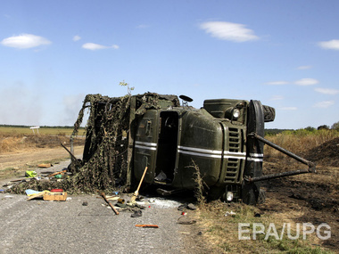 C территории, контролируемой боевиками, волонтеры вывезли 18 тел украинских силовиков 