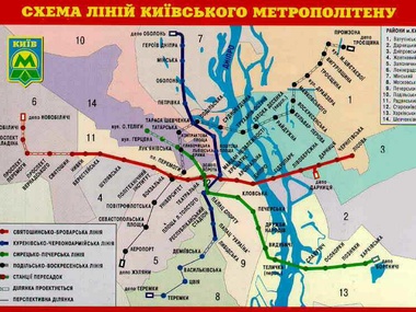 В киевском метро появились карты-схемы для незрячих