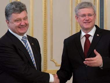 Пресс-служба Порошенко: Украина и Канада подготовят соглашение о свободной торговле