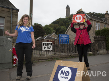 В Шотландии голосуют за или против отделения от Великобритании. Фоторепортаж