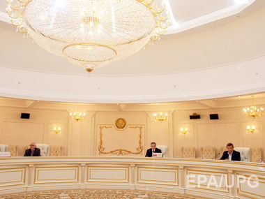 В Минске началось заседание контактной группы с участием лидеров террористов Захарченко, Пургина и Плотницкого