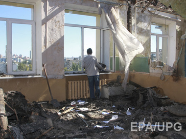 Горсовет: В Донецке за ночь разрушено четыре здания, жертв нет