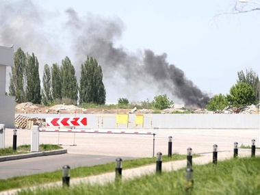 Соцсети: В Донецке возник пожар на территории завода "Точмаш" 