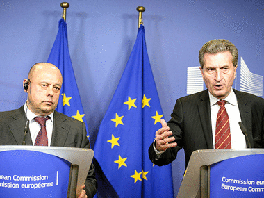 Эттингер и Продан сегодня проведут двустороннюю встречу Брюсселе