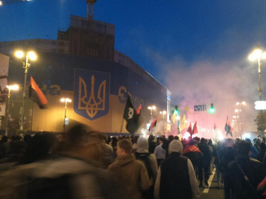 СМИ: Марш в честь УПА в Киеве прошел мирно