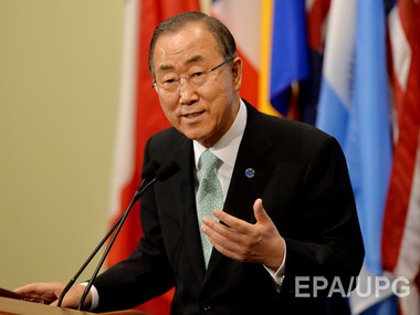 Генсек ООН призывает выделить $1 млрд на локализацию Эболы