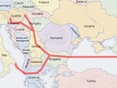 Македония получила предупреждение по поводу строительства газопровода "Южный поток"
