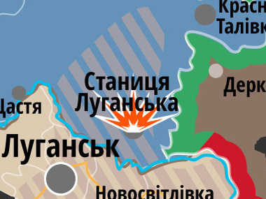 СНБО: Под Станицей Луганской украинских пограничников атаковал снайпер