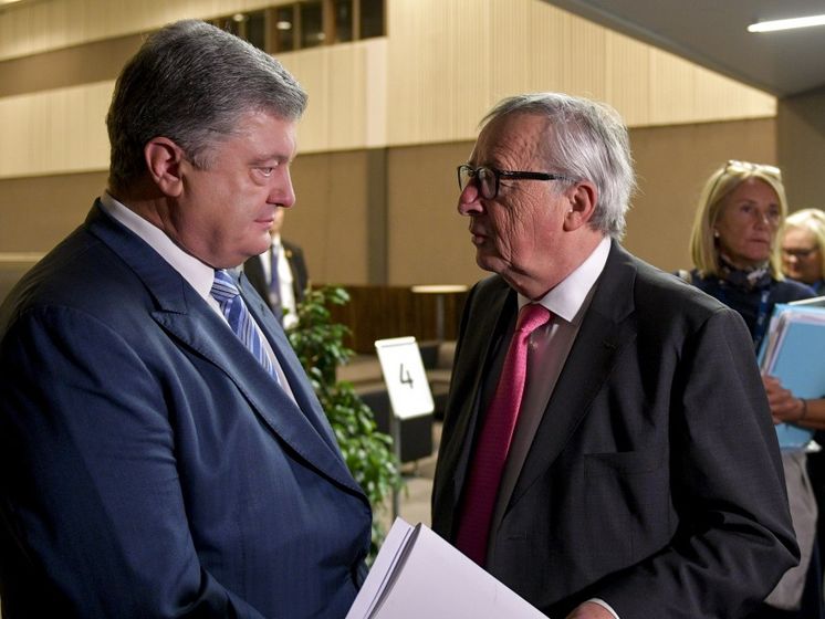 Порошенко и Юнкер обсудили ускорение процедур предоставления макрофинансовой помощи Украине