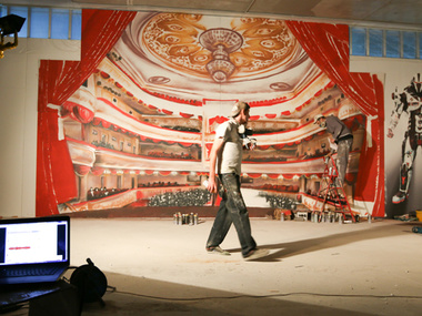 Завтра на станции метро "Театральная" презентуют панно с 3D-изображением театрального зала