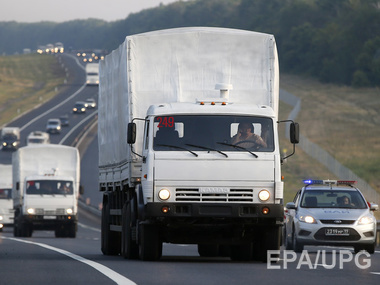 В ноябре Россия собирается отправить на Донбасс седьмой "гуманитарный конвой"