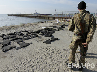 Штаб обороны: В море вблизи Мариуполя прогремел мощный взрыв
