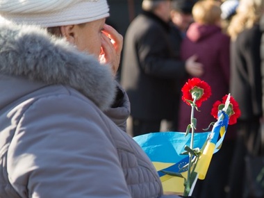 В годовщину Евромайдана народные веча прошли во многих городах Украины. Фоторепортаж