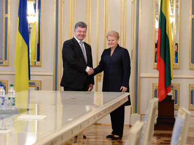 В Украину сегодня приедет президент Литвы Грибаускайте