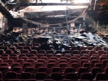Журналист Лебедева: В действиях поджигателей кинотеатра "Жовтень" есть признаки теракта
