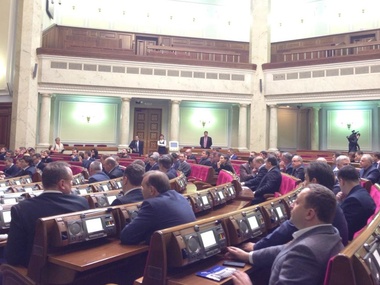 Депутаты согласовали схему рассадки в парламенте