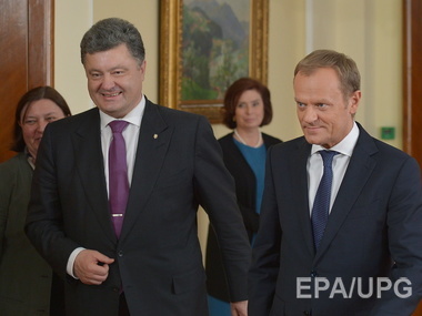 Порошенко надеется на поддержку нового председателя Европейского совета Туска
