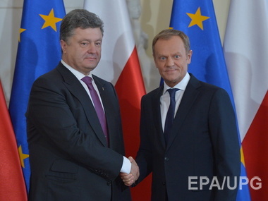 Порошенко и Туск договорились о проведении 17-го саммита Украина – ЕС в Киеве в начале 2015 года