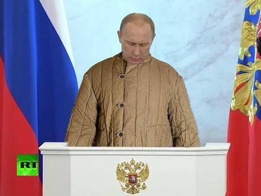 Димка опять уснул и обнадеживающий кашель Путина. Реакция соцсетей на послание главы РФ