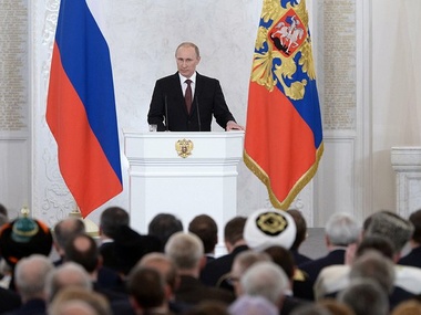TIME: Путин в последний момент убрал критику Украины из послания Федеральному собранию