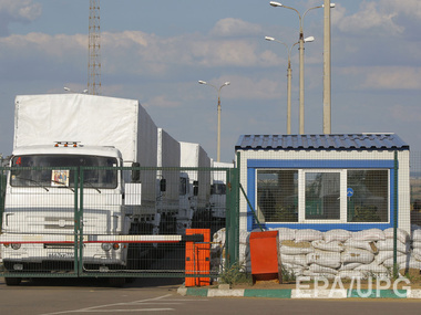 СНБО: В Украину вошел 141 грузовик девятого российского гумконвоя