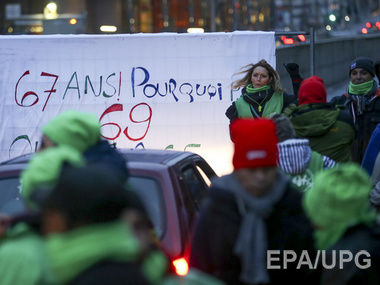 В Бельгии грандиозная забастовка парализовала транспортное сообщение