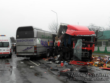 На Волыни попал в ДТП автобус "Штутгарт &ndash; Киев", двое погибших