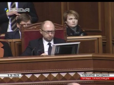 Яценюк призвал Раду внести в повестку дня 44 предложенных Кабмином законопроекта
