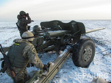Генштаб: Оснований для отвода украинской артиллерии от линии разграничения на Донбассе пока нет