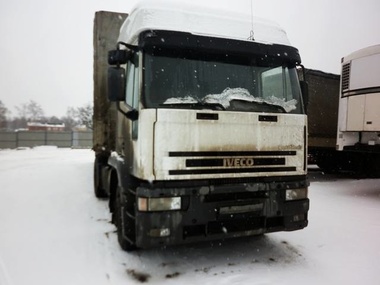 В связи со снегопадом ГАИ ограничила въезд грузовиков в Николаев