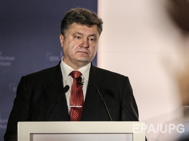 В понедельник Порошенко проведет пресс-конференцию