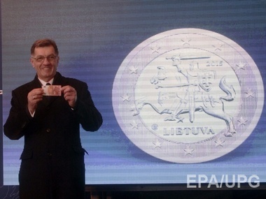 Литва перешла на евро. Фоторепортаж