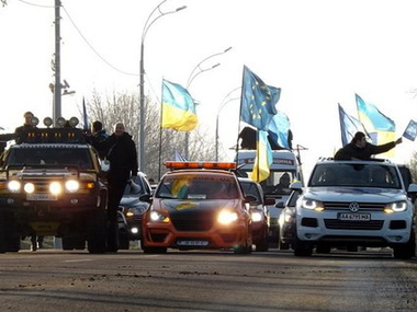 Милиция задержала в Донецке организатора автопохода на "семейное гнездо Януковичей"
