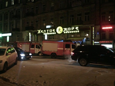 В киевском кинотеатре "Кинопанорама" во время сеанса начался пожар, пострадавших нет