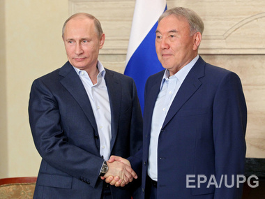 Путин и Назарбаев обсудили ситуацию в Украине