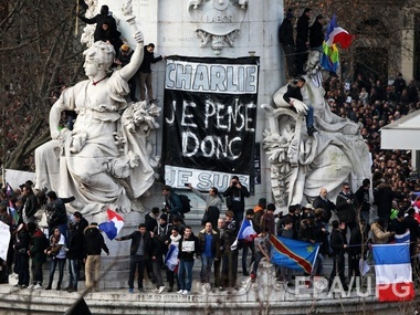 В Париже начался Марш единства. Фоторепортаж