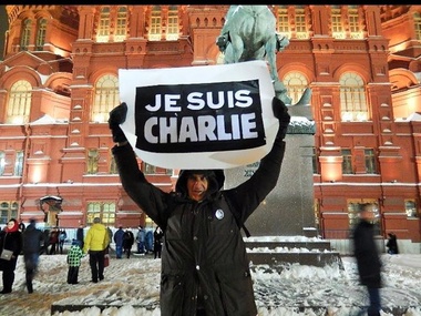 Немцов: История с задержанием в Москве активиста, державшего плакат Je suis Charlie, &ndash; знаковая