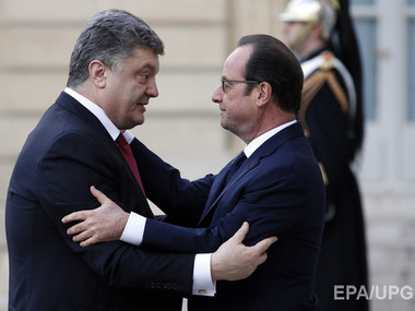 Порошенко: Украина как никто понимает боль Франции